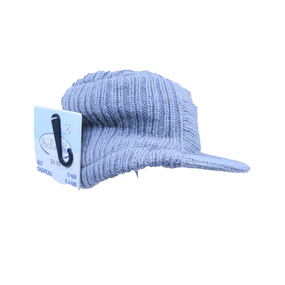 So'Dorable Boys Gray Winter Hat size: 0-6 Months